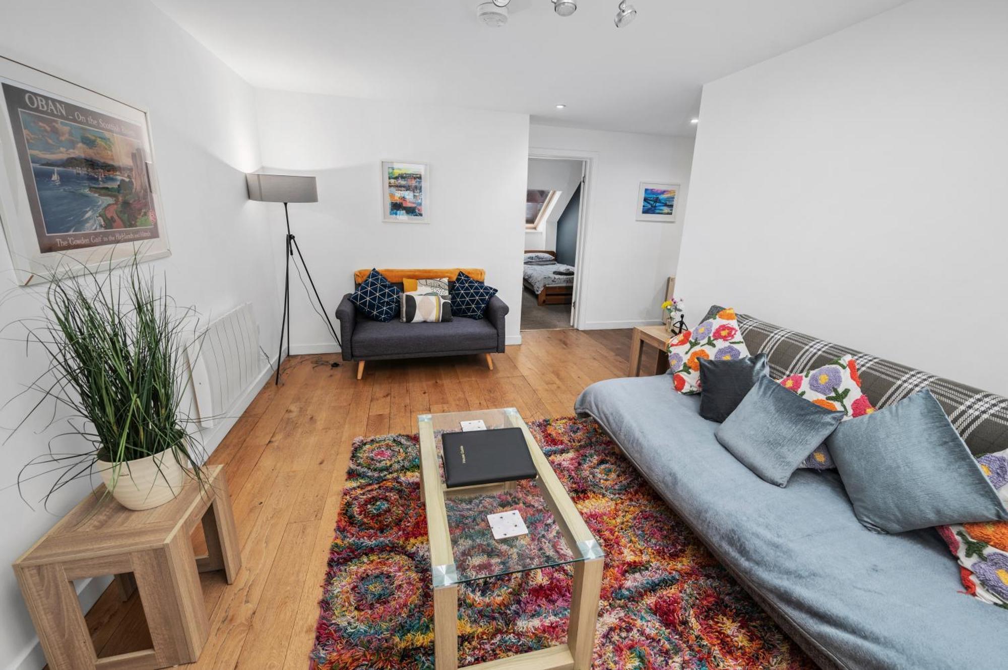 Stunning 2Br Loft Apt In Oban - Sea Views Bagian luar foto