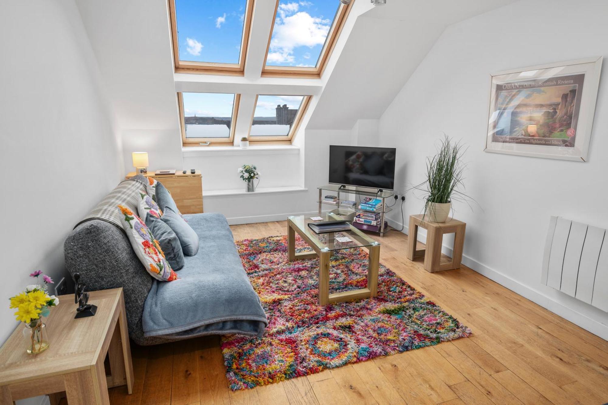 Stunning 2Br Loft Apt In Oban - Sea Views Bagian luar foto