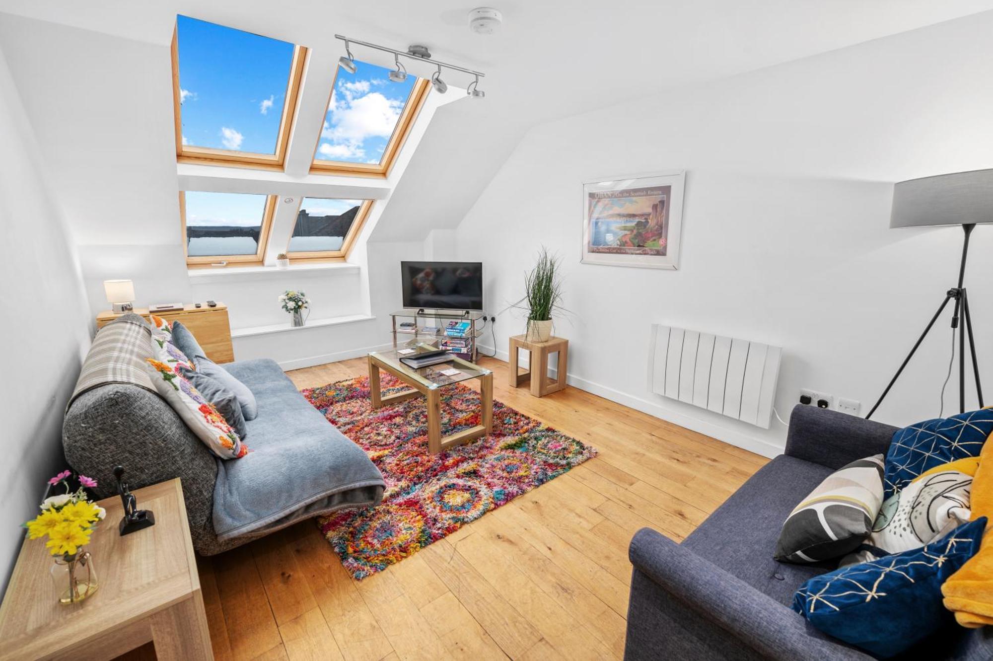 Stunning 2Br Loft Apt In Oban - Sea Views Bagian luar foto